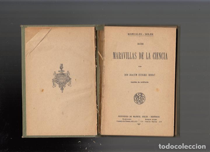 Libros de segunda mano: Maravillas de la ciencia. Manuales Gallach n&ordm; 93 - Foto 2