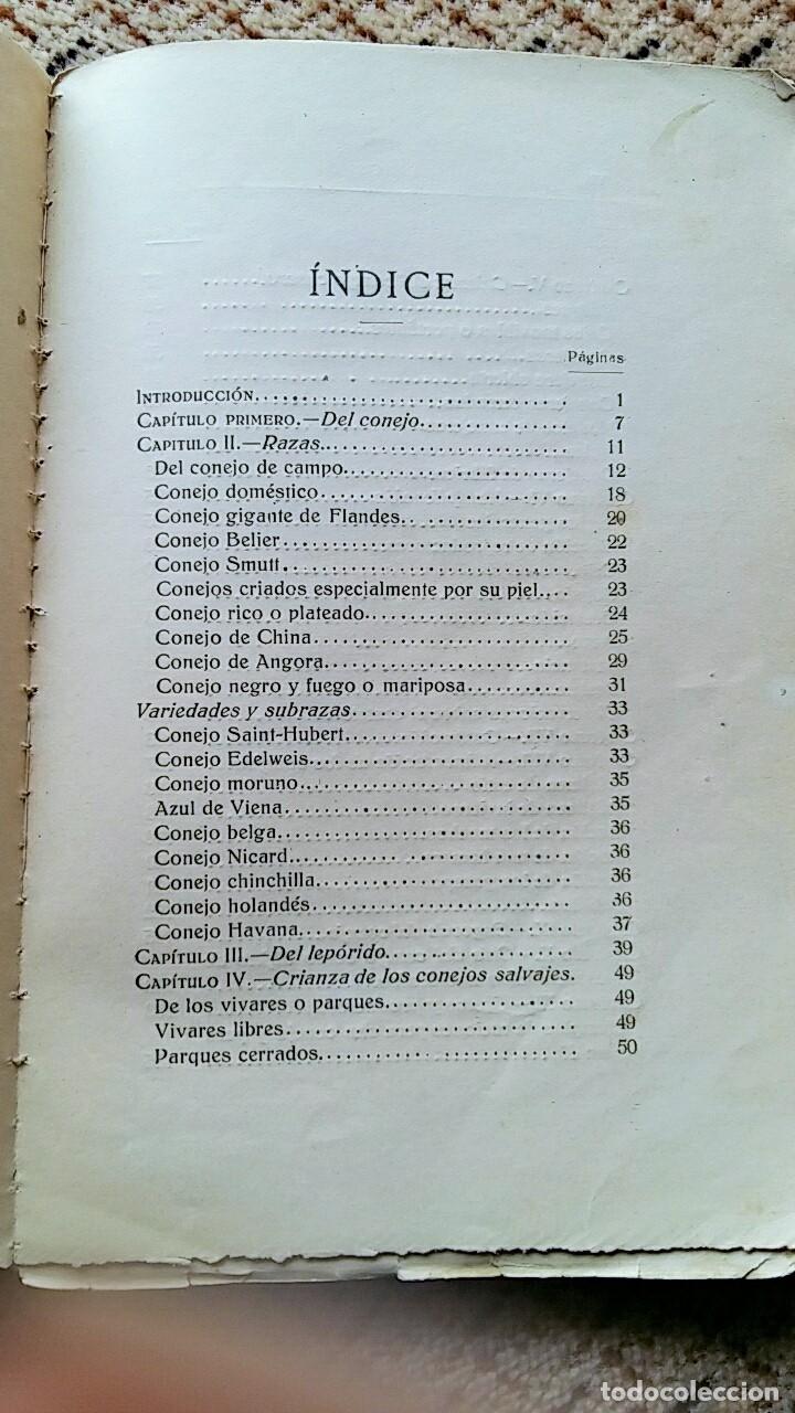 Libros de segunda mano: CRIA DEL CONEJO DOMESTICO. LIBRERIA DE LUIS SANTOS - Foto 3
