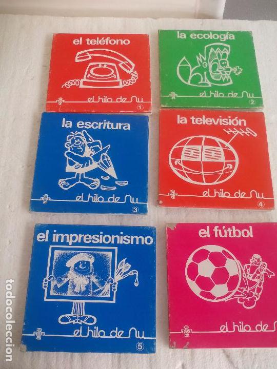 Libri di seconda mano: El hilo de nu, colecci&oacute;n completa n&ordm; 1,2,3,4,5 y 6. 1973 Ediciones Daimon. Libros desplegables