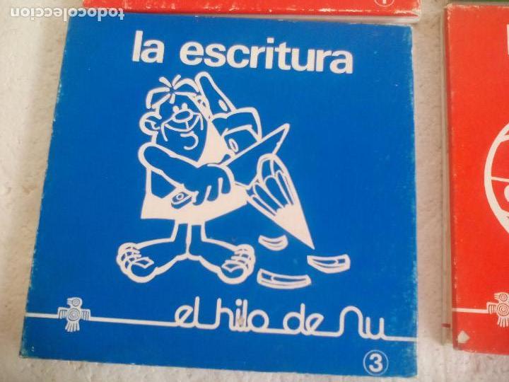 Libros de segunda mano: El hilo de nu, colecci&oacute;n completa n&ordm; 1,2,3,4,5 y 6. 1973 Ediciones Daimon. Libros desplegables - Foto 5
