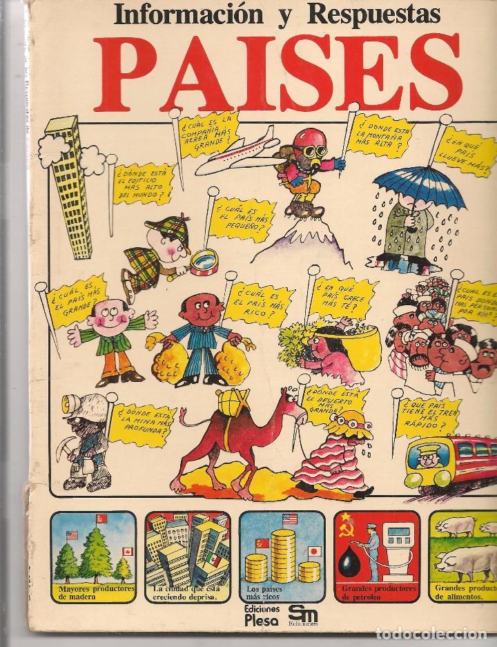 Libros de segunda mano: INFORMACI&Oacute;N Y RESPUESTAS. PAISES.  PLESA / SM. 1979. (P/B74) - Foto 1