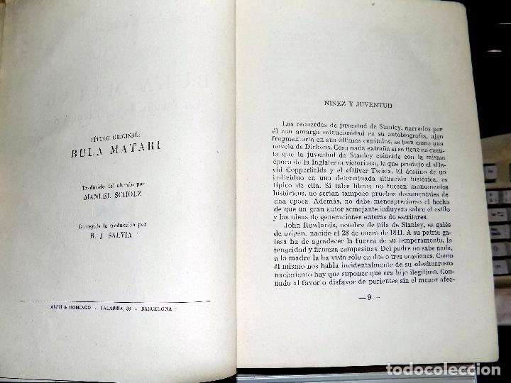 Libros de segunda mano: BULA MATARI. LA BUSQUEDA DE LIVINGSTONE. BARCELONA. 1946 - Foto 2