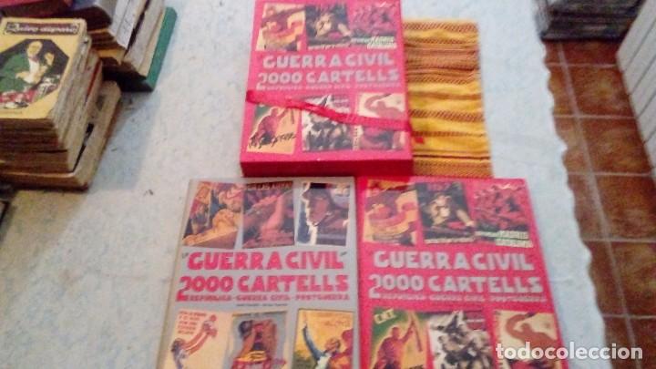 Libros de segunda mano: Guerra Civil. 2000 cartells. 2 vol. - Foto 1