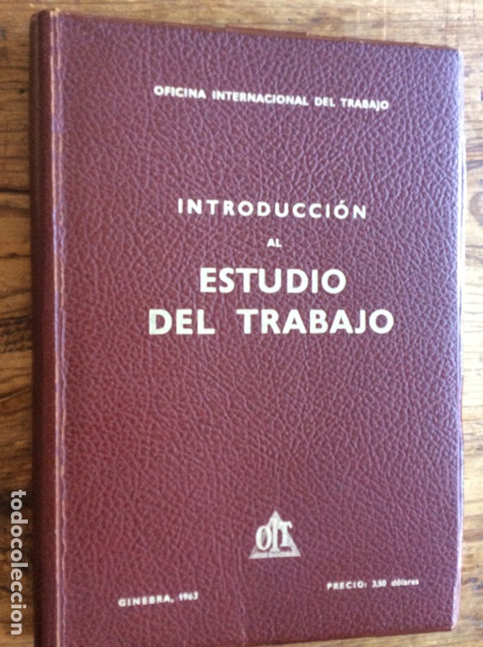 Libros de segunda mano: INTRODUCCI&Oacute;N AL ESTUDIO DEL TRABAJO 1963 OIT - Foto 1