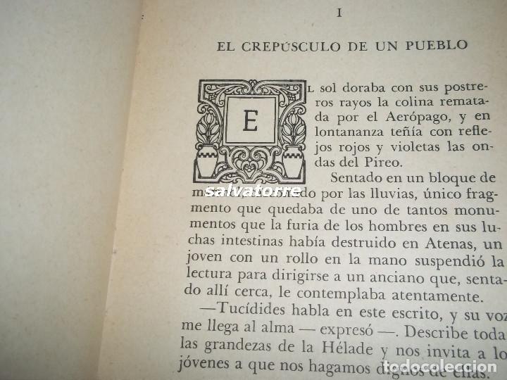 Libros de segunda mano: DEMOSTENES. EL LEON DE ATENAS.EDICIONES ARALUCE.1960 - Foto 4