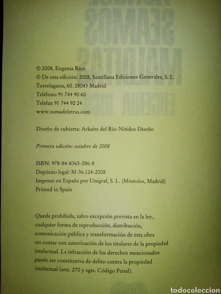 Libros de segunda mano: AUNQUE SEAMOS MALDITAS - RICO, EUGENIA - Foto 3