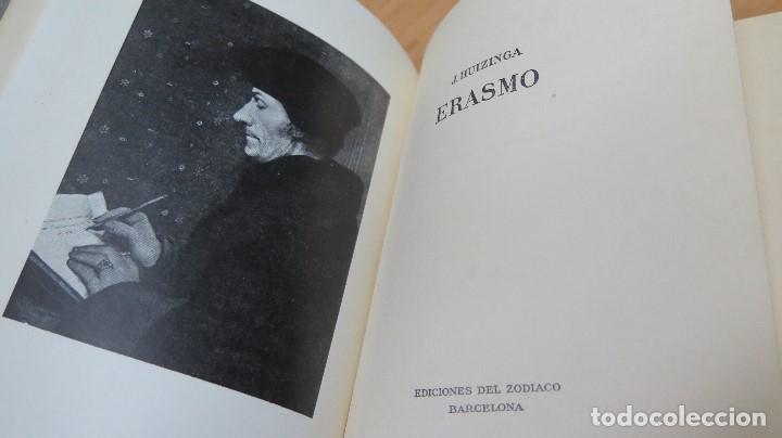 Libros de segunda mano: ERASMO. J. HUIZINGA - Foto 2