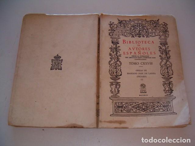 Libros de segunda mano: MARIANO JOS&Eacute; DE LARRA &ldquo;F&Iacute;GARO&rdquo;. Obras. RM79509. - Foto 1