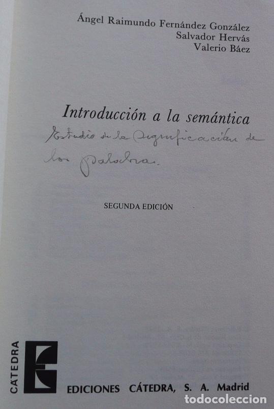 Libros de segunda mano: Introducci&oacute;n a la sem&aacute;ntica - VV. AA. (C&aacute;tedra, 1979) - Foto 2