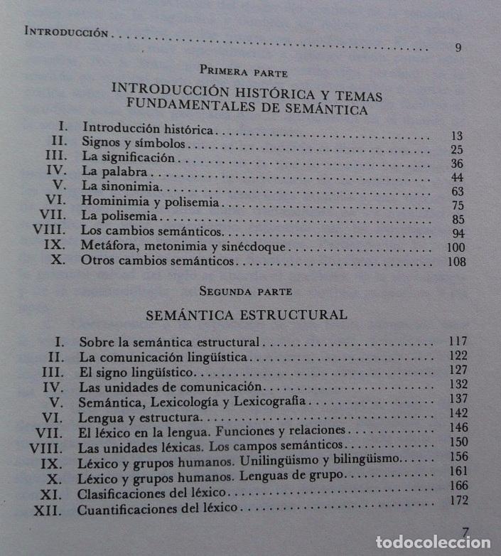 Libros de segunda mano: Introducci&oacute;n a la sem&aacute;ntica - VV. AA. (C&aacute;tedra, 1979) - Foto 3