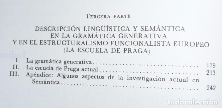 Libros de segunda mano: Introducci&oacute;n a la sem&aacute;ntica - VV. AA. (C&aacute;tedra, 1979) - Foto 4