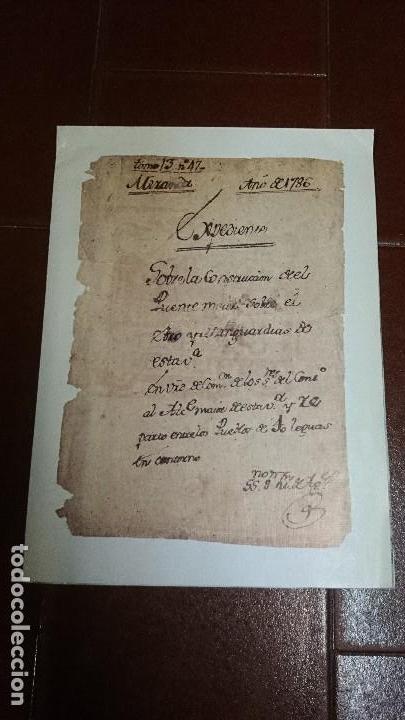 Libros de segunda mano: FACS&Iacute;MIL SOBRE LA CONSTRUCCI&Oacute;N DEL PUENTE MAYOR DE MIRANDA - Foto 1