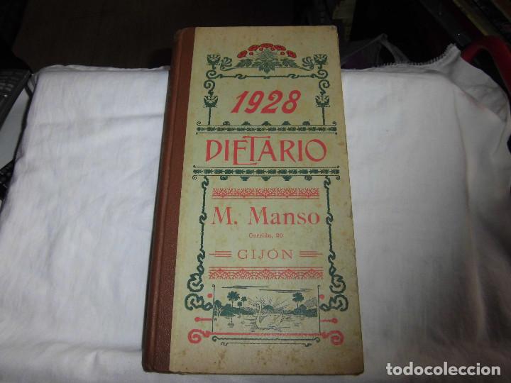 Livres d'occasion: DIETARIO PARA EL  A&Ntilde;O 1928.M.MANSO CORRIDA 20 GIJON ASTURIAS