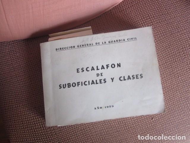 Libros de segunda mano: LIBRO DIRECCION GENERAL DE LA GUARDIA CIVIL ESCALAFON DE - Foto 1