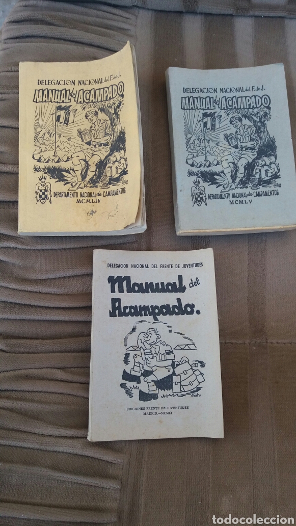 Libros de segunda mano: Manual del acampado . Falange ESpa&ntilde;ola. - Foto 1