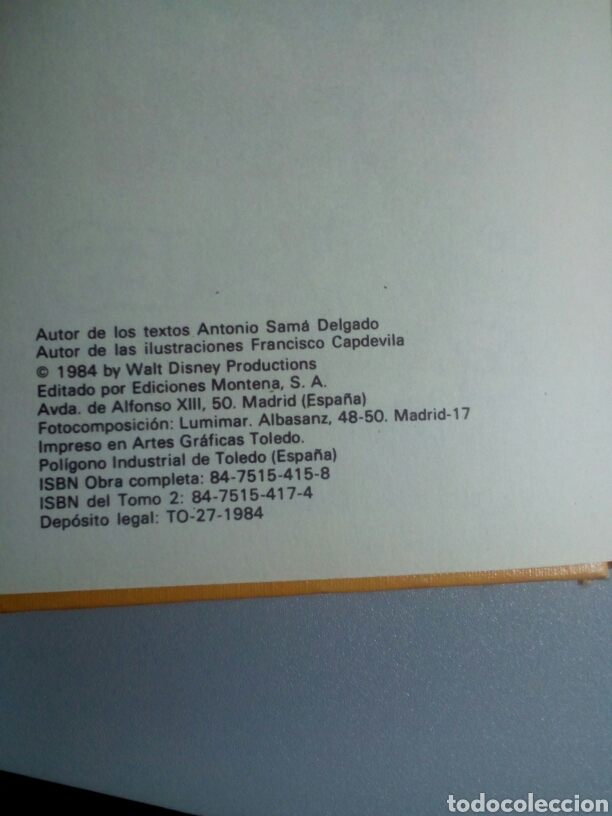 Libros de segunda mano: Biblioteca de los Jovenes Castores. Walt Disney. - Foto 3