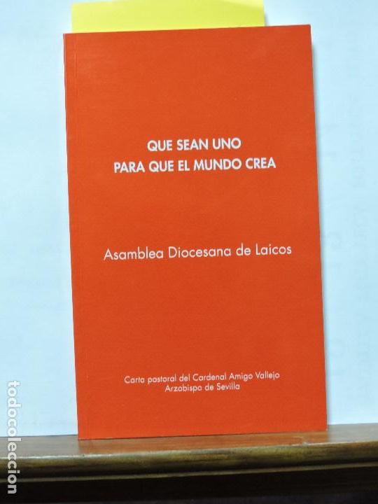 Second hand books: Que sean uno para que el mundo crea. Asamblea diocesana de laicos. Ed. Archidi&oacute;cesis de Sevilla