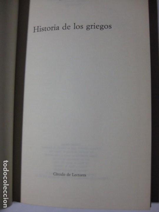 Libros de segunda mano: HISTORIA DE LOS GRIEGOS - INDRO MONTANELLI - C&Iacute;RCULO DE LECTORES - 1966 - Foto 2