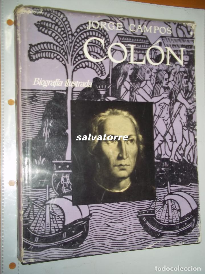 Libros de segunda mano: COL&Oacute;N. BIOGRAF&Iacute;A ILUSTRADA. JORGE CAMPOS.primera edicion 1966. - Foto 1