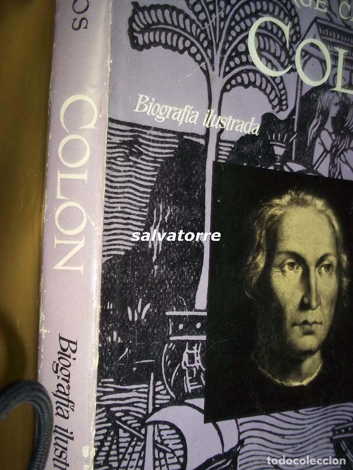 Libros de segunda mano: COL&Oacute;N. BIOGRAF&Iacute;A ILUSTRADA. JORGE CAMPOS.primera edicion 1966. - Foto 2