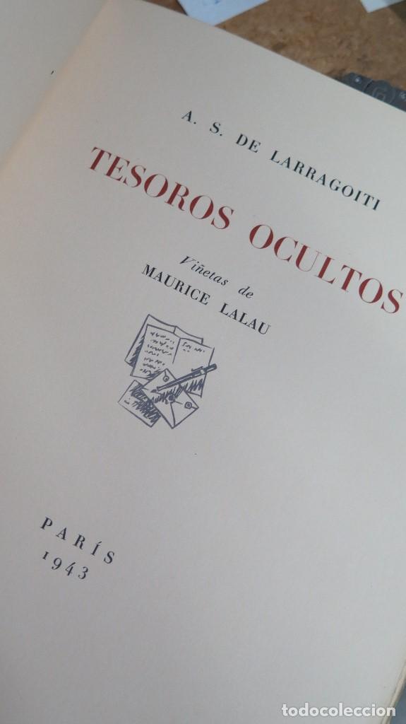 Libros de segunda mano: 1943.- TESOROS OCULTOS. A. S. LARRAGOITI - Foto 3