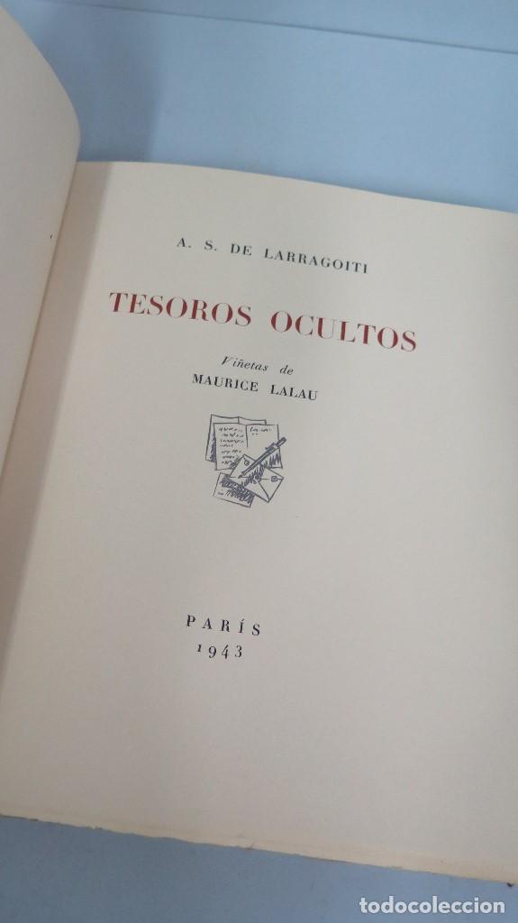 Libros de segunda mano: 1943.- TESOROS OCULTOS. A. S. LARRAGOITI - Foto 4