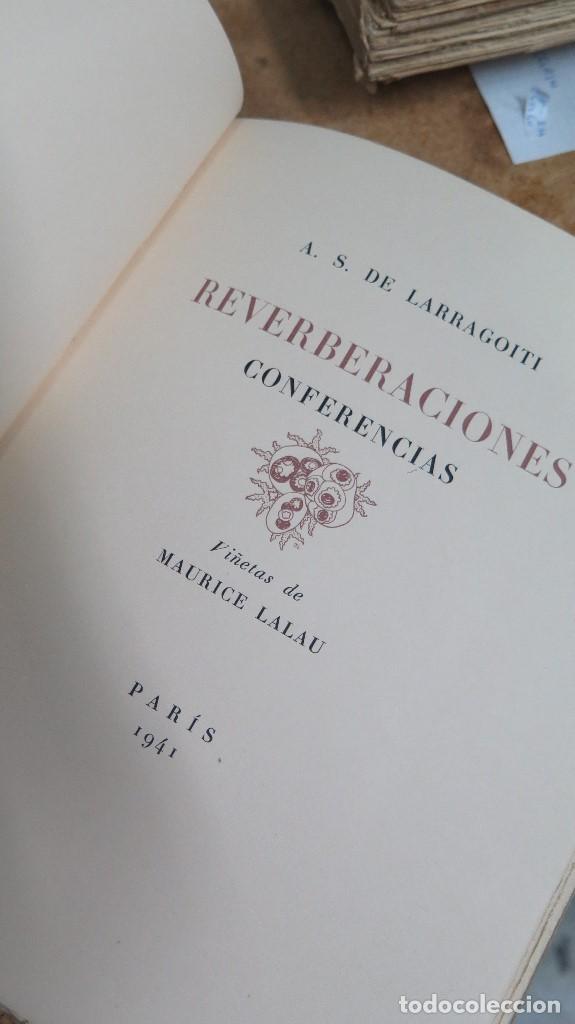 Libros de segunda mano: 1941.- REVERBERACIONES. A. S. LARRAGOITI - Foto 2