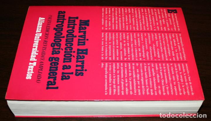 Libros de segunda mano: MARVIN HARRIS - INTRODUCCI&Oacute;N A LA ANTROPOLOG&Iacute;A GENERAL - ALIANZA EDITORIAL - 1994 - Foto 2