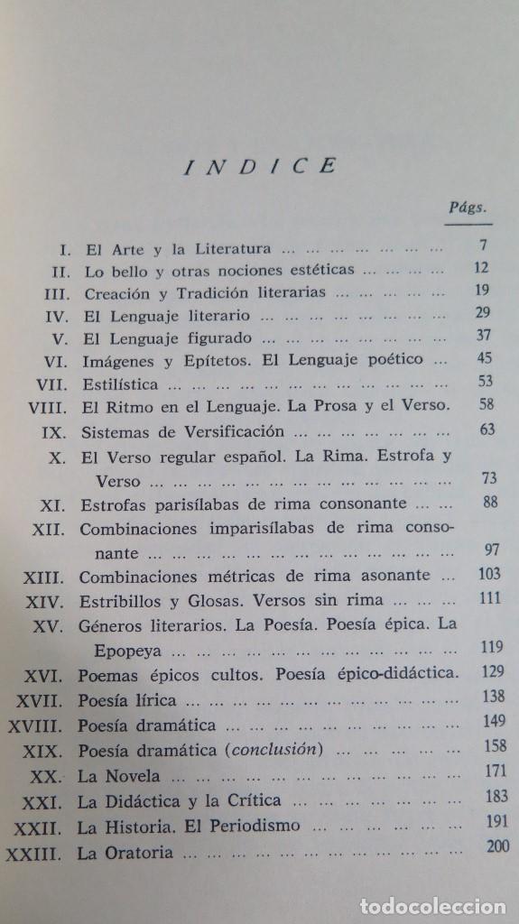 Libros de segunda mano: INTRODUCCION A LOS ESTUDIOS LITERARIOS. MANUEL LAPESA MELGAR - Foto 2