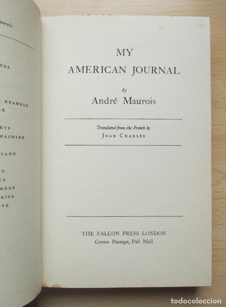Libros de segunda mano: My american journal, de Andr&eacute; Maurois - Foto 2