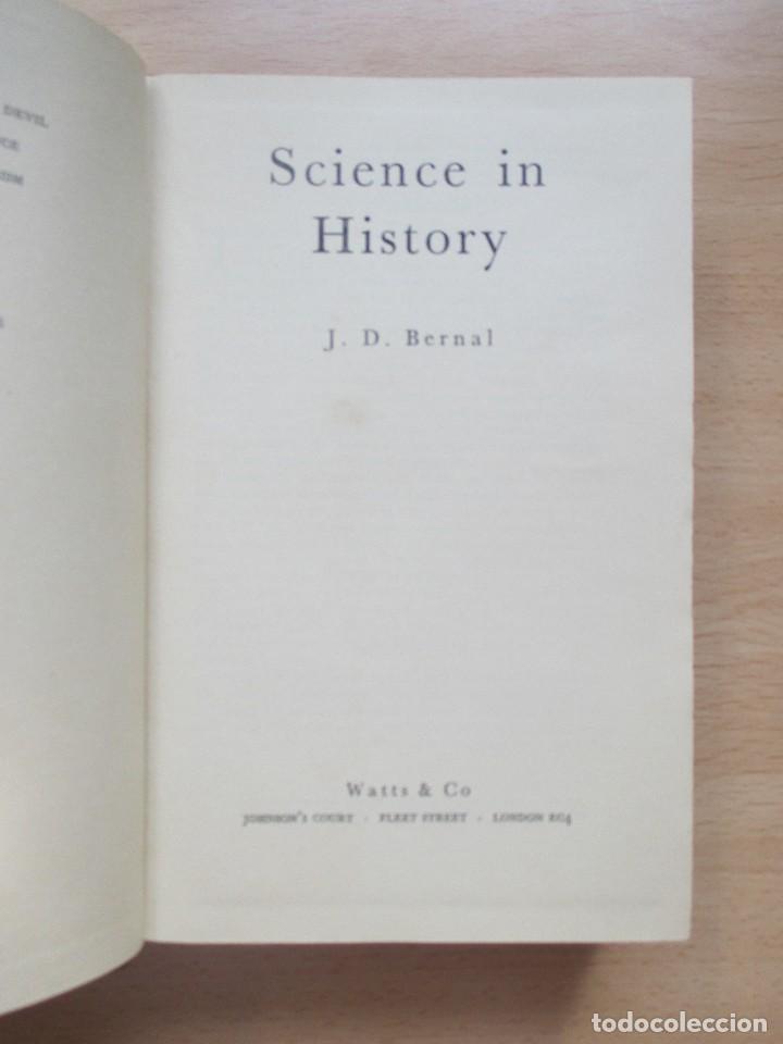 Libros de segunda mano: Science in History, by J.D. Bernal - Foto 3