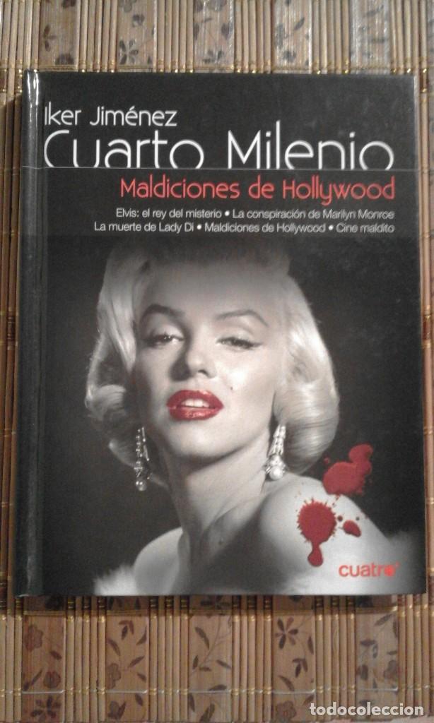 Libros de segunda mano: Maldiciones de Hollywood - Cuarto Milenio - Iker Jim&eacute;nez - Libro+DVD - Foto 1