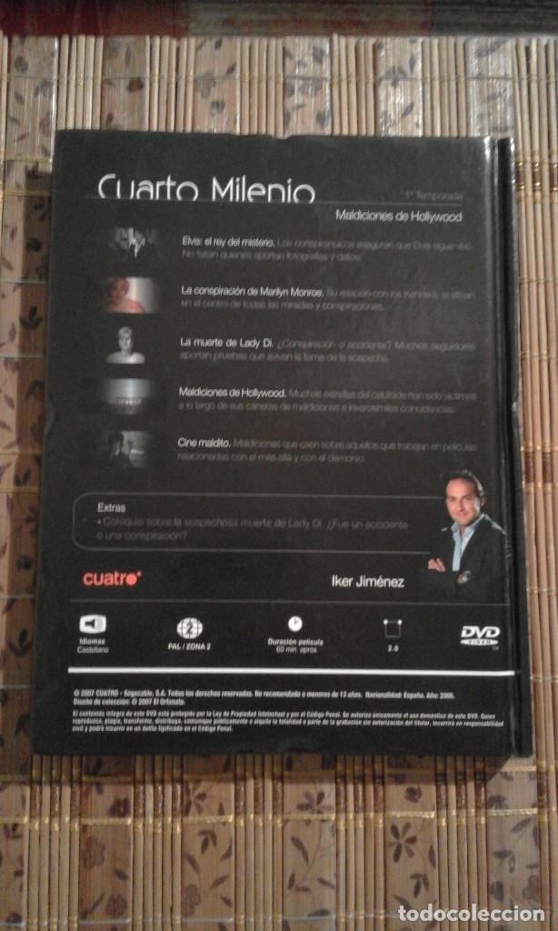 Libros de segunda mano: Maldiciones de Hollywood - Cuarto Milenio - Iker Jim&eacute;nez - Libro+DVD - Foto 2