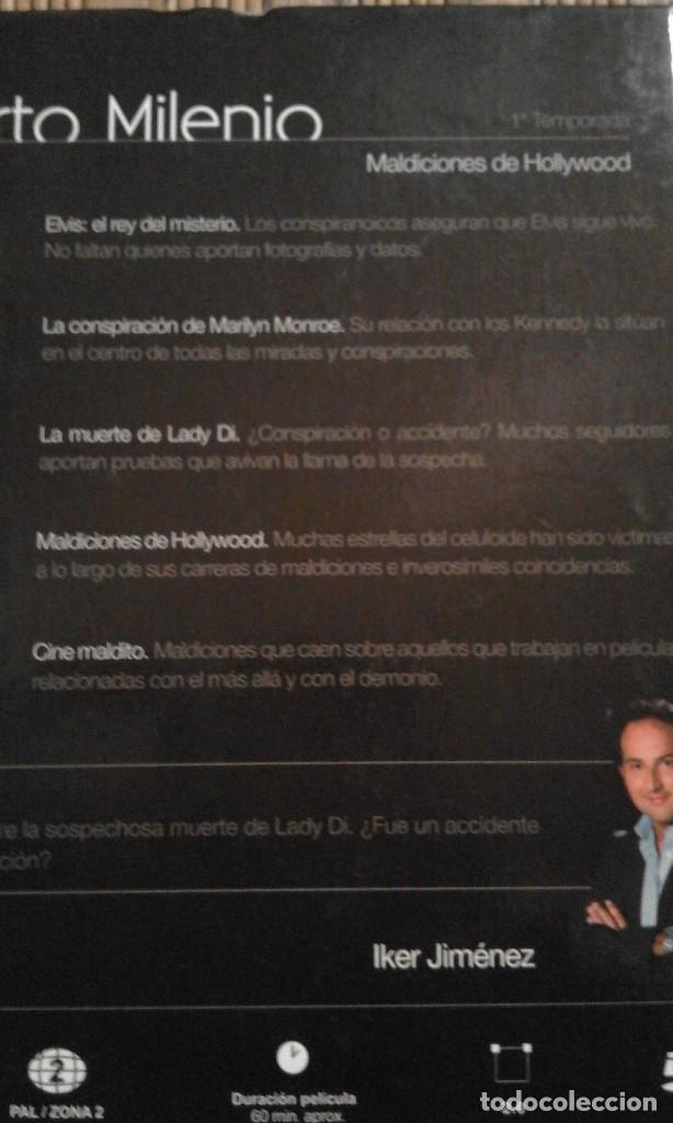 Libros de segunda mano: Maldiciones de Hollywood - Cuarto Milenio - Iker Jim&eacute;nez - Libro+DVD - Foto 3