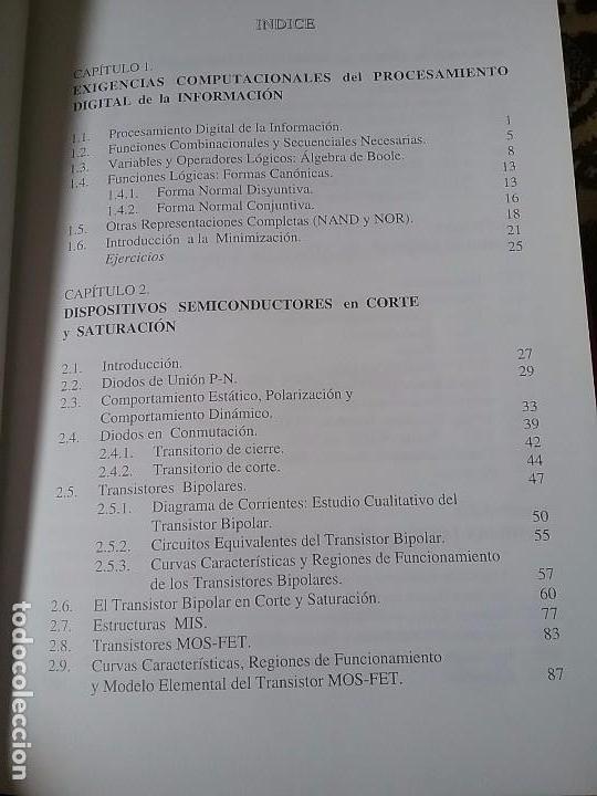 Libros de segunda mano: Electr&oacute;nica digital. Ed. Sanz y Torres. Excelente estado. VVAA. - Foto 3