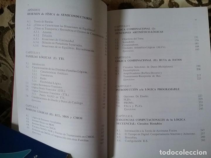 Libros de segunda mano: Electr&oacute;nica digital. Ed. Sanz y Torres. Excelente estado. VVAA. - Foto 4