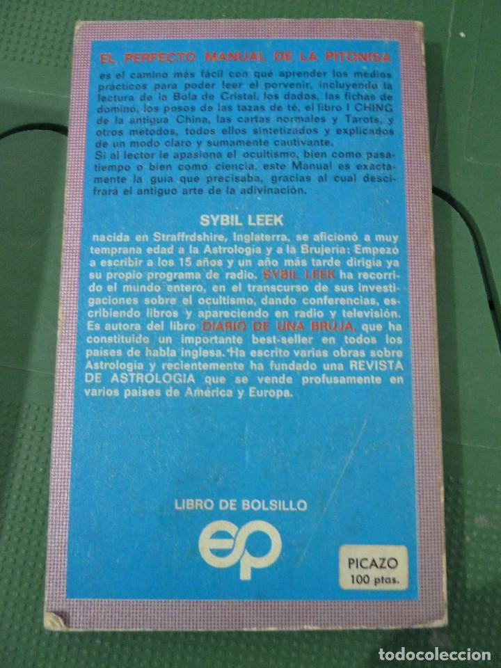 Libros de segunda mano: EL PERFECTO MANUAL DE LA PITONISA - PICAZO - Foto 2