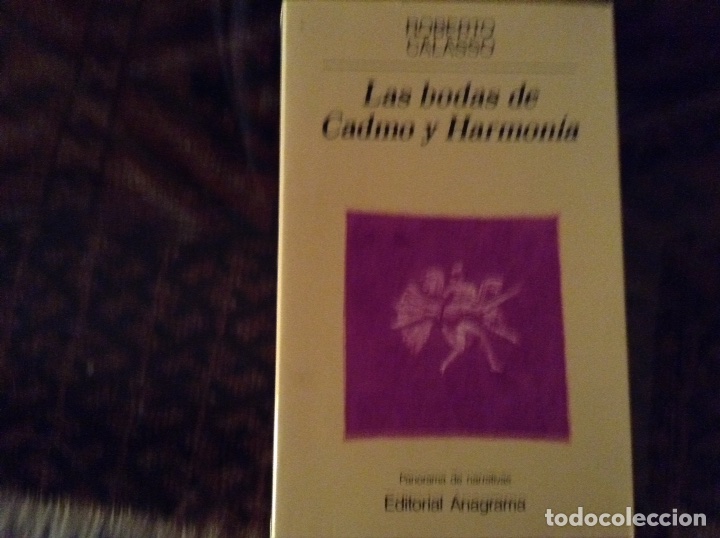 Libros de segunda mano: Las bodas de Cadmo y Harmonia - Foto 1
