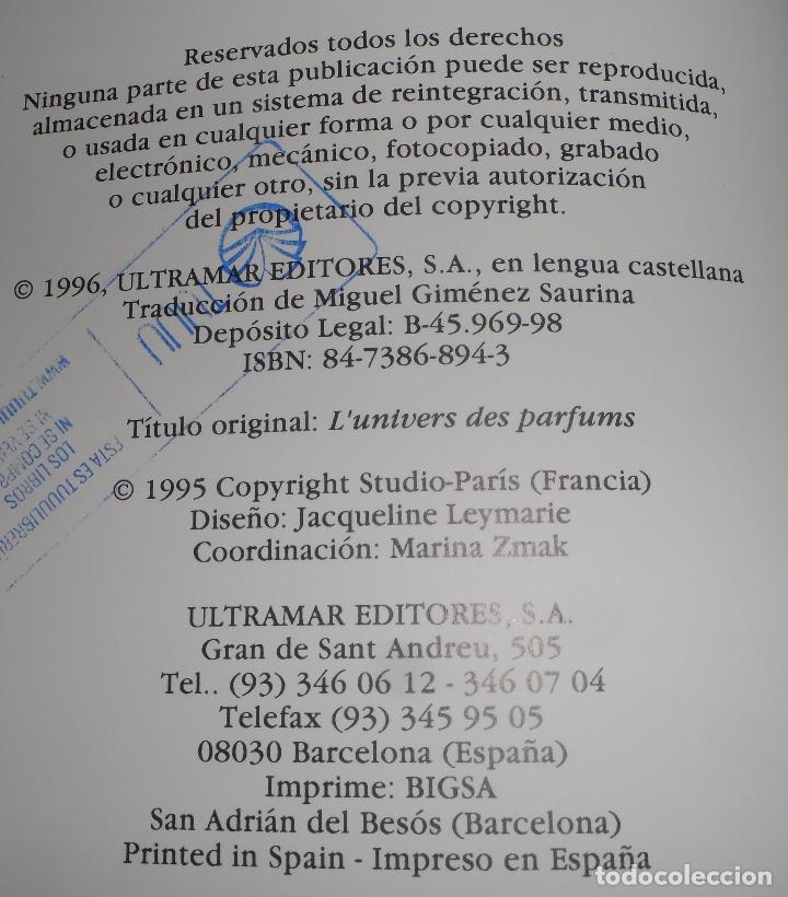 Libros de segunda mano: EL MUNDO DE LOS PERFUMES - FABIENNE PAVIA - ED. ULTRAMAR (1996) - Foto 2
