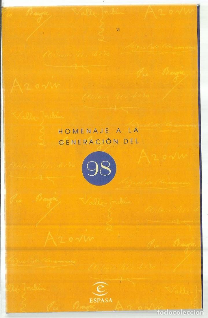Libros de segunda mano: HOMENAJE A LA GENERACI&Oacute;N DEL 98. ESPASA. MADRID. 1998 - Foto 2