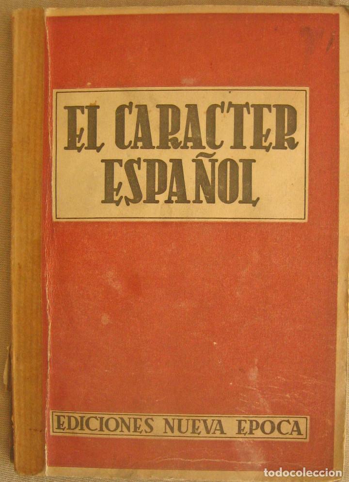 Libros de segunda mano: El caracter espa&ntilde;ol - Werner Beinhauer - Foto 1