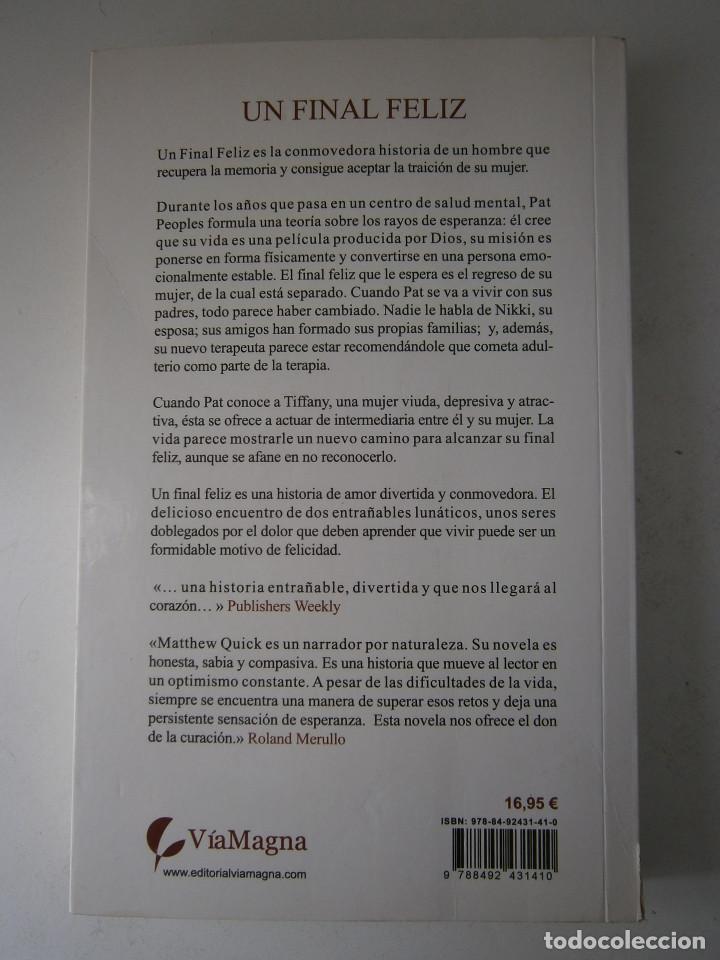 Libros de segunda mano: UN FINAL FELIZ Matthew Quick ViaMagna 1 edicion 2008 EC - Foto 4