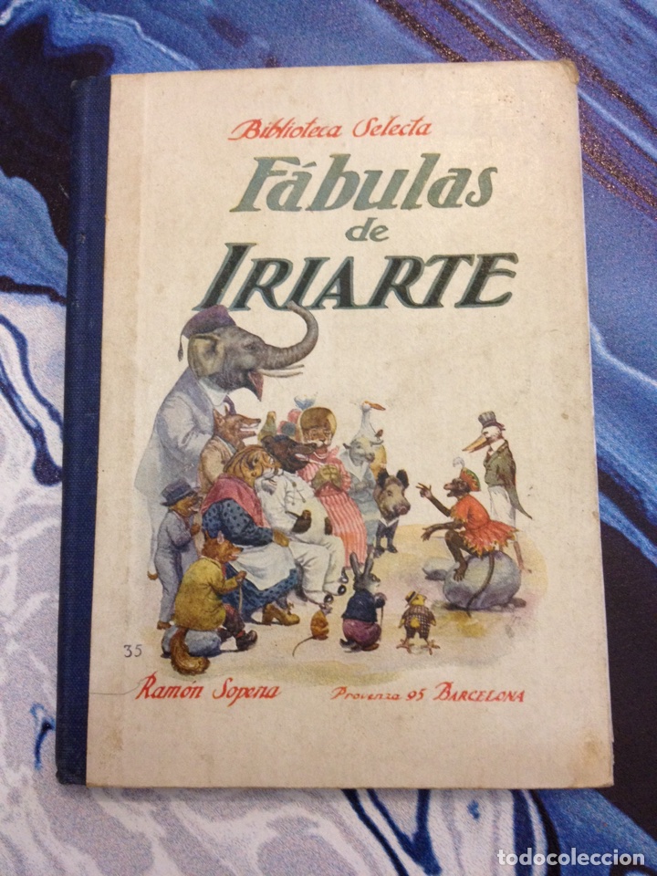 Libros de segunda mano: Fabulas de Iriarte. Sopena. 1945 - Foto 1