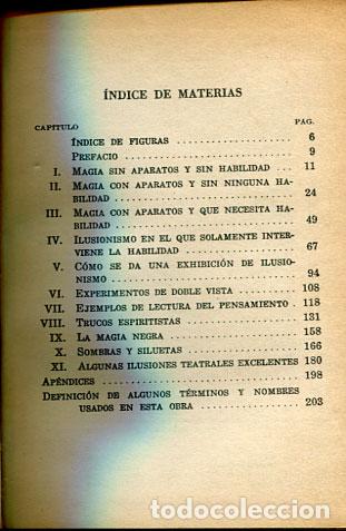 Libros de segunda mano: 1950: Magia de Sal&oacute;n - Foto 2