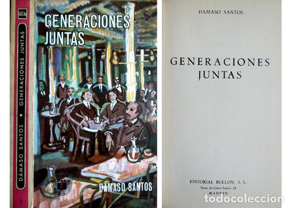 Libros de segunda mano: SANTOS, D&aacute;maso.  Generaciones juntas.  1962. - Foto 1