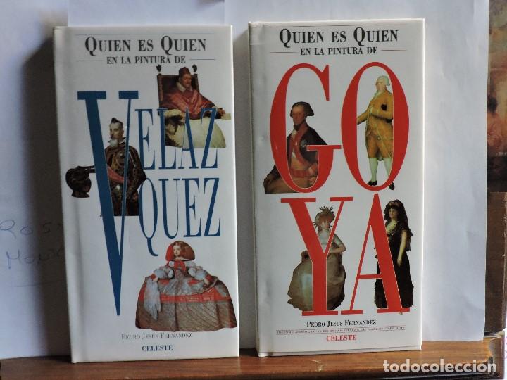 Libros de segunda mano: Quien es quien en la pintura de Vel&aacute;zquez. Quien es quien en la pintura de Goya. FERNANDEZ, P. J.
