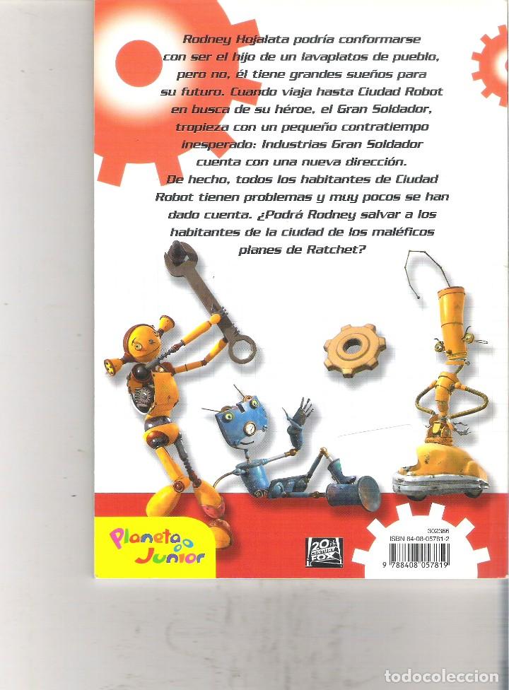 Libros de segunda mano: 1 LIBRO A&Ntilde;O 2005 - ROBOTS - RODNEY SALVA CIUDAD ROBOT ( PLANETA JUNIOR ) - Foto 2