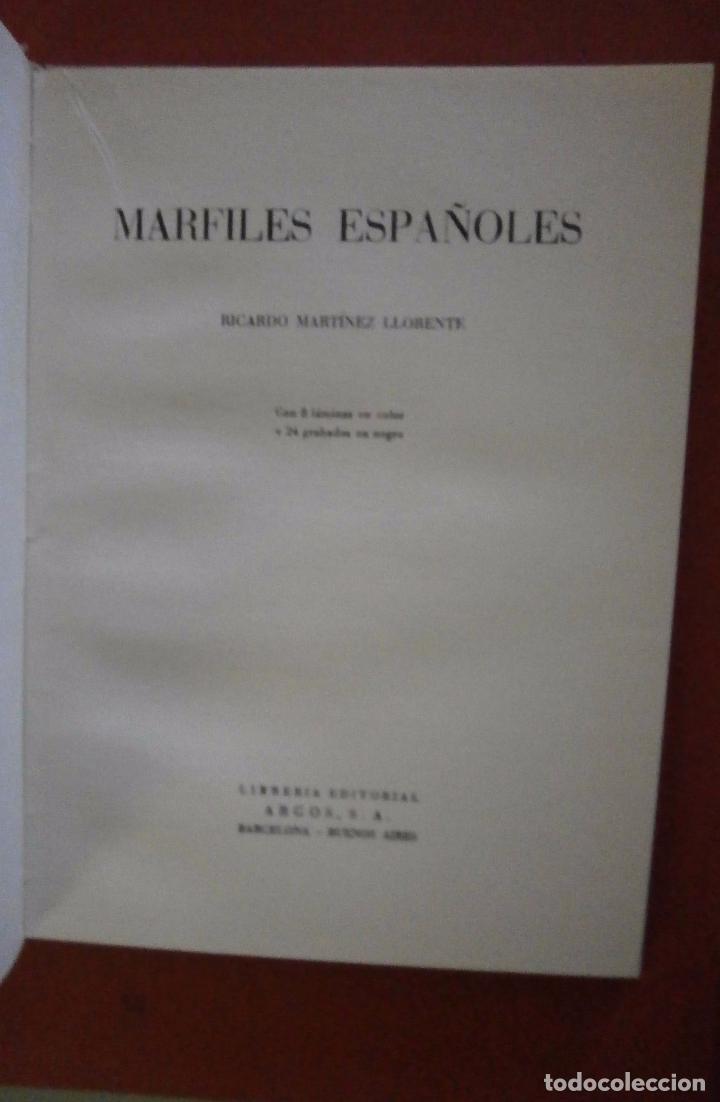 Libros de segunda mano: Marfiles espa&ntilde;oles. Ricardo Martinez Llorente - Foto 1