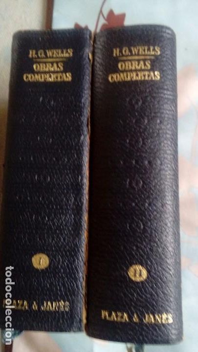 Libros de segunda mano: H.G Wells. Obras completas. 2 tomos. - Foto 1