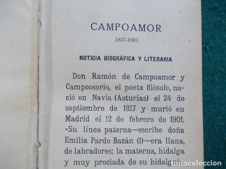 Libros de segunda mano: Ram&oacute;n de Campoamor Obras completas Tomo I - Foto 3